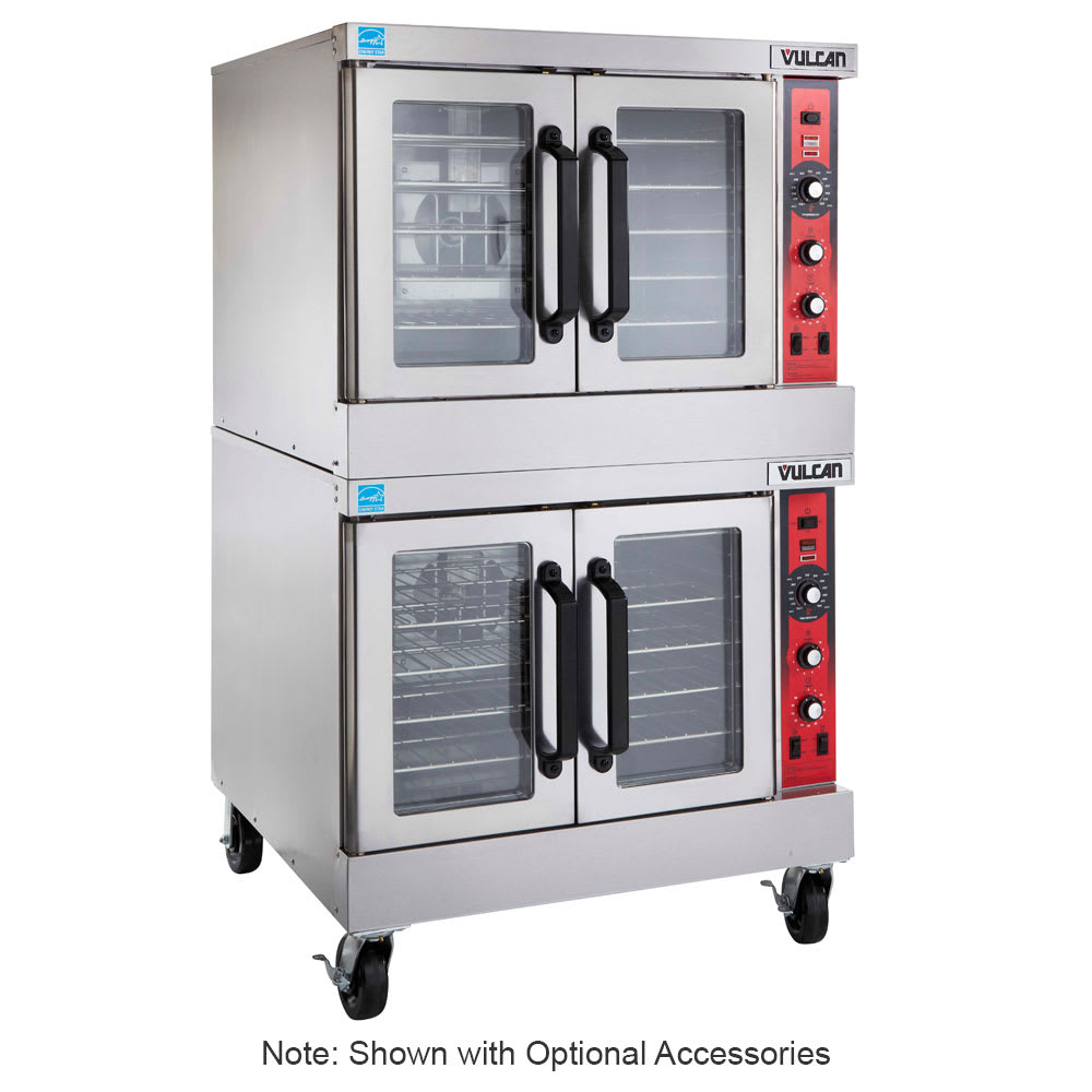 Vulcan SG44 Double Full Size Liquid Propane Gas Convection Oven - 60,000 BTU