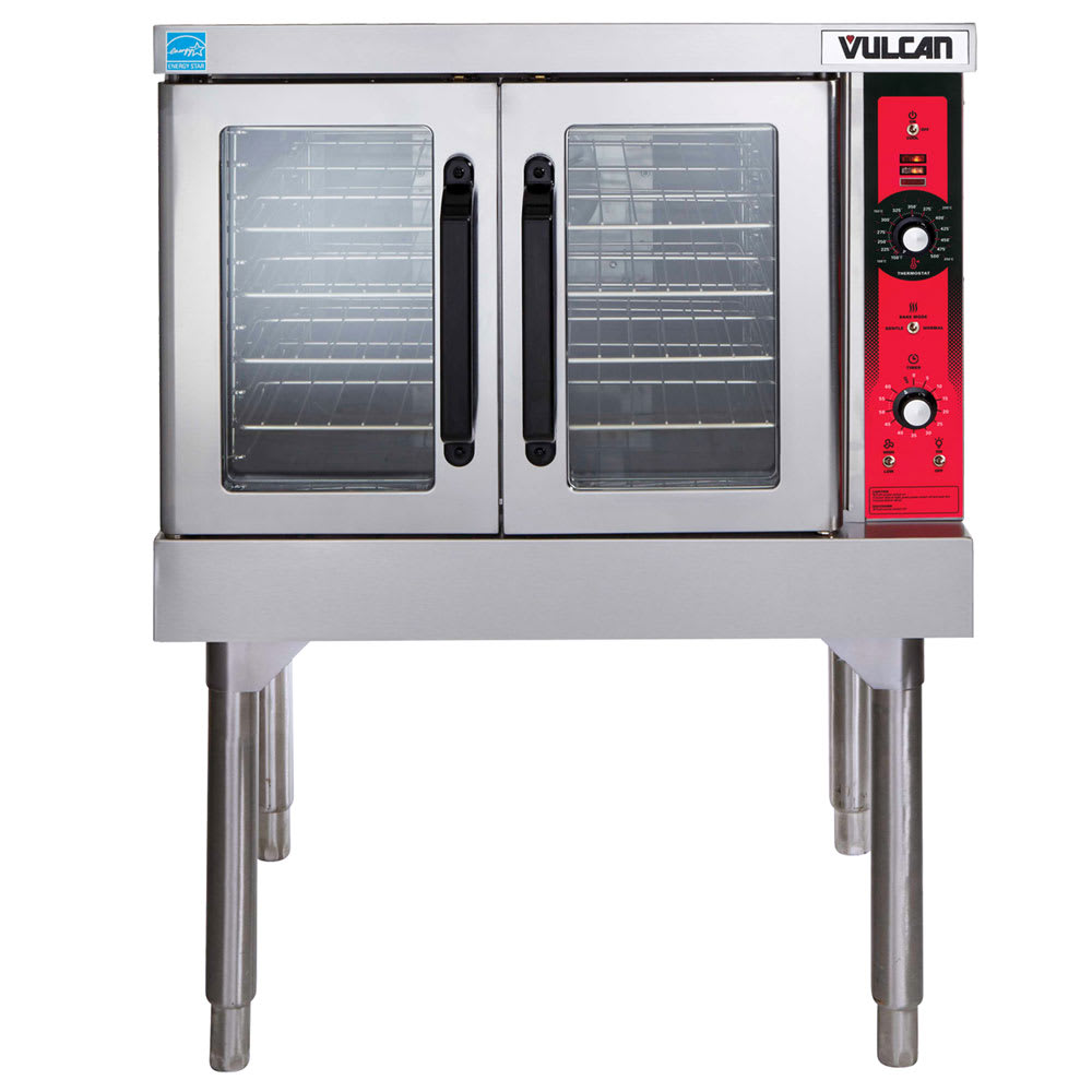 Vulcan SG4 Single Full Size Natural Gas Convection Oven - 60,000 BTU