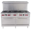 Vulcan SX60-10B 60" 10 Burner Gas Range w/ (2) Standard Ovens, Liquid Propane thumbnail 2