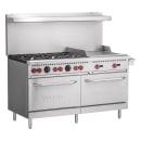 Vulcan SX60F-6B24G 60" 6 Burner Gas Range w/ Griddle & (2) Standard Ovens, Natural Gas thumbnail 3