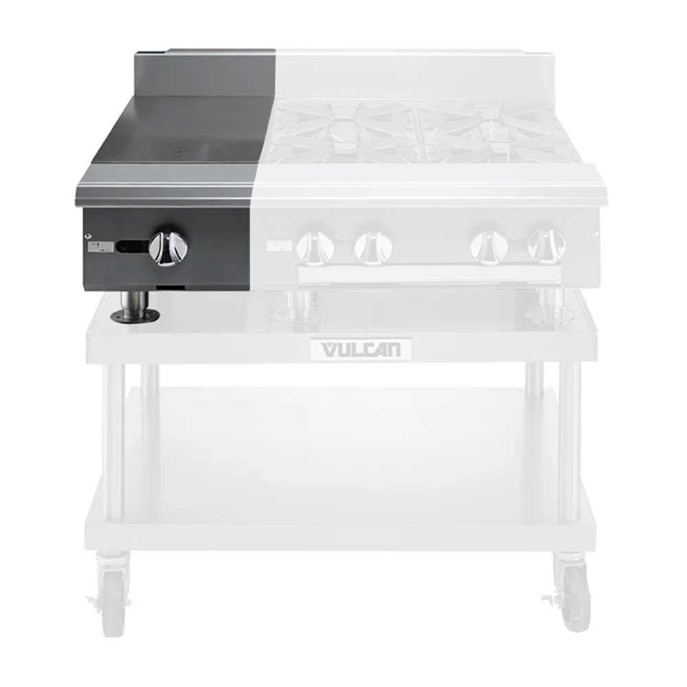 Vulcan V112H 12" Gas Range Top w/ (1) Hot Top - Modular, Natural Gas