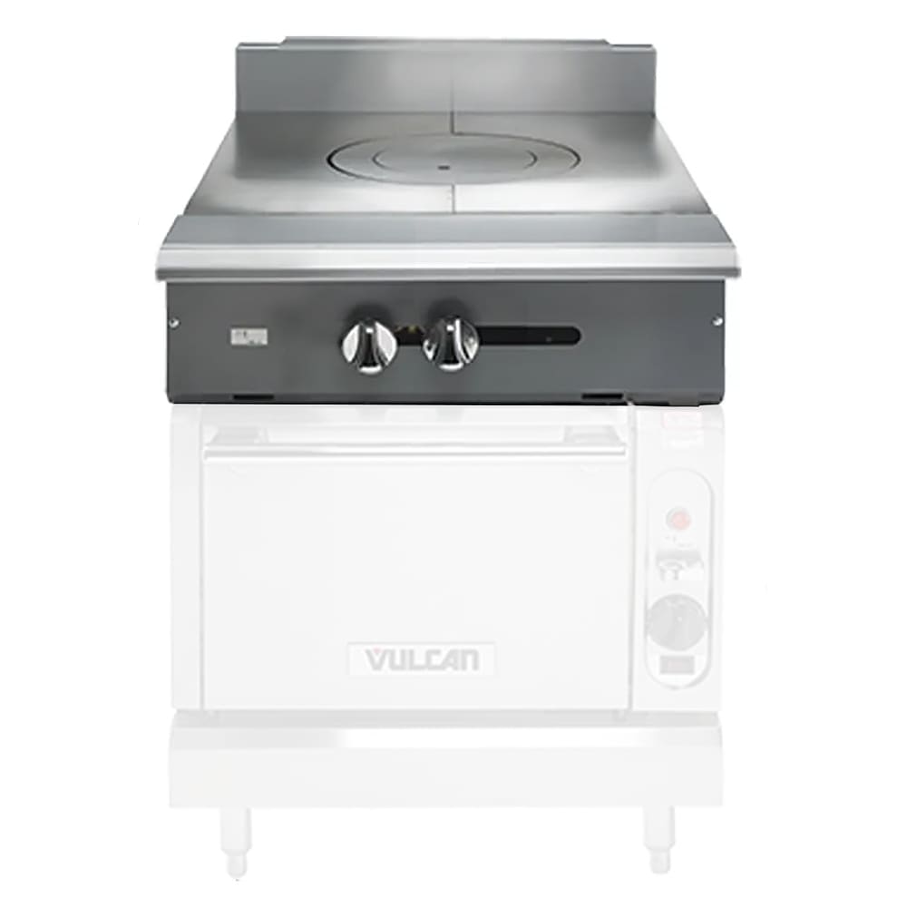 Vulcan V1FT18 18" Gas Range Top w/ (1) French Top - Modular, Liquid Propane