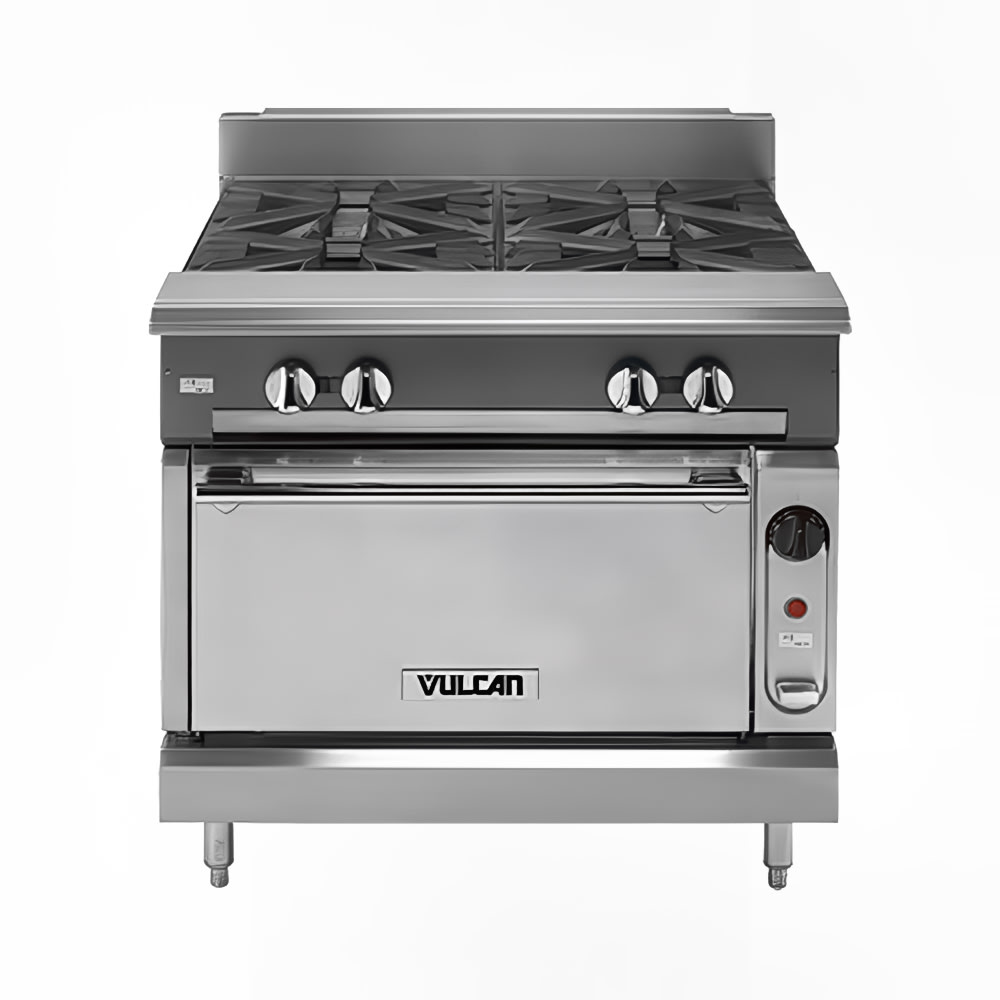 Vulcan V236HB 36" Gas Range w/ (2) Hot Tops & Storage Base, Natural Gas