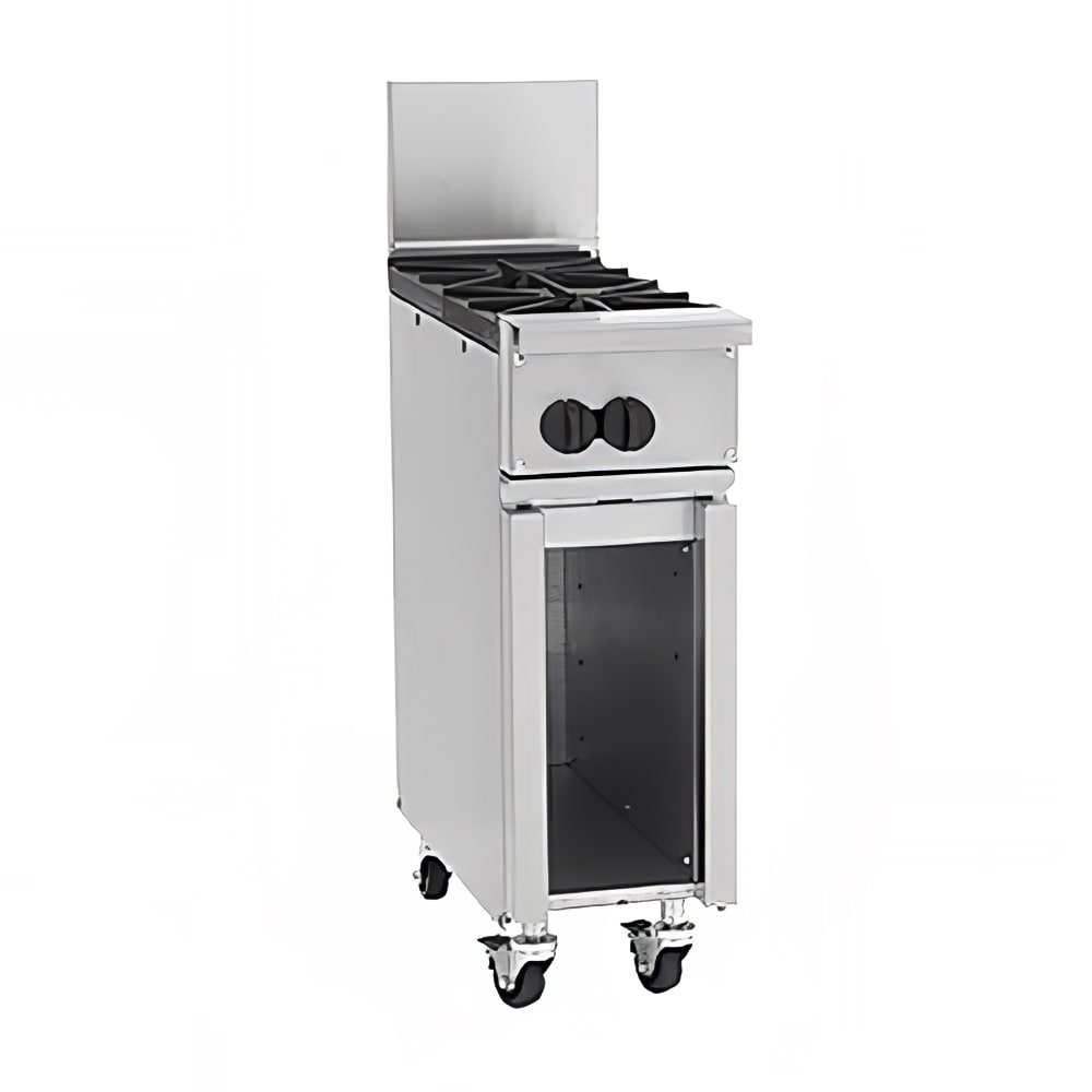Vulcan V2B12B 12" 2 Burner Gas Range w/ Storage Base, Liquid Propane