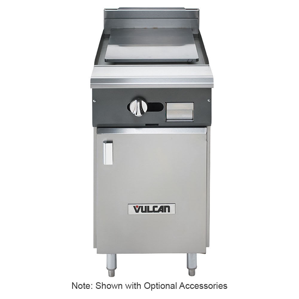 Vulcan V2B18B 18" 2 Burner Gas Range w/ Storage Base, Liquid Propane
