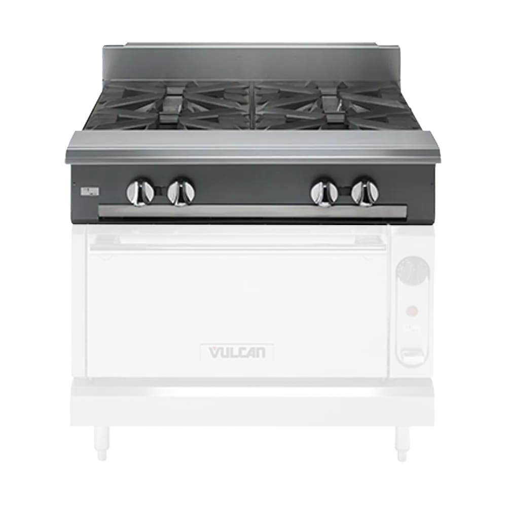 Vulcan V4B36 36" 4 Burner Gas Range Top - Modular, Natural Gas