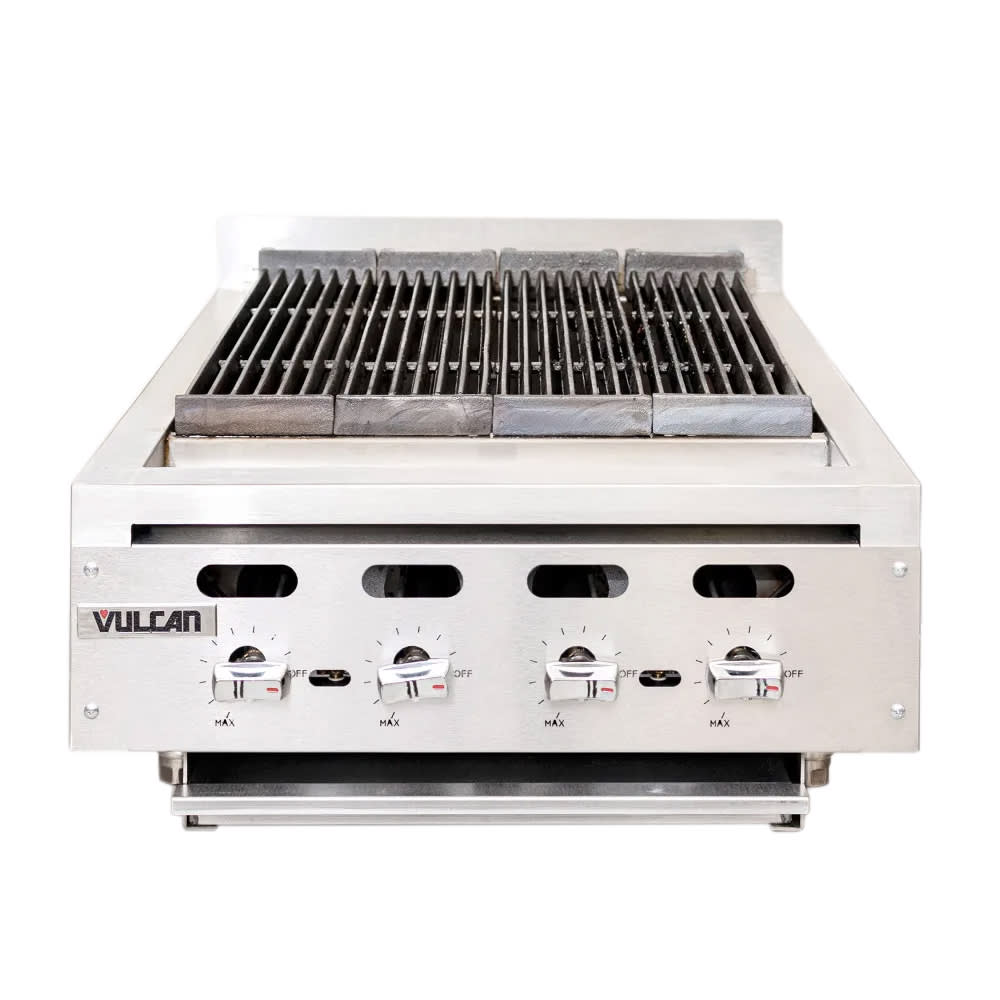 Vulcan VACB25 25 3/8" Radiant Charbroiler w/ Cast Iron Grates, Natural Gas