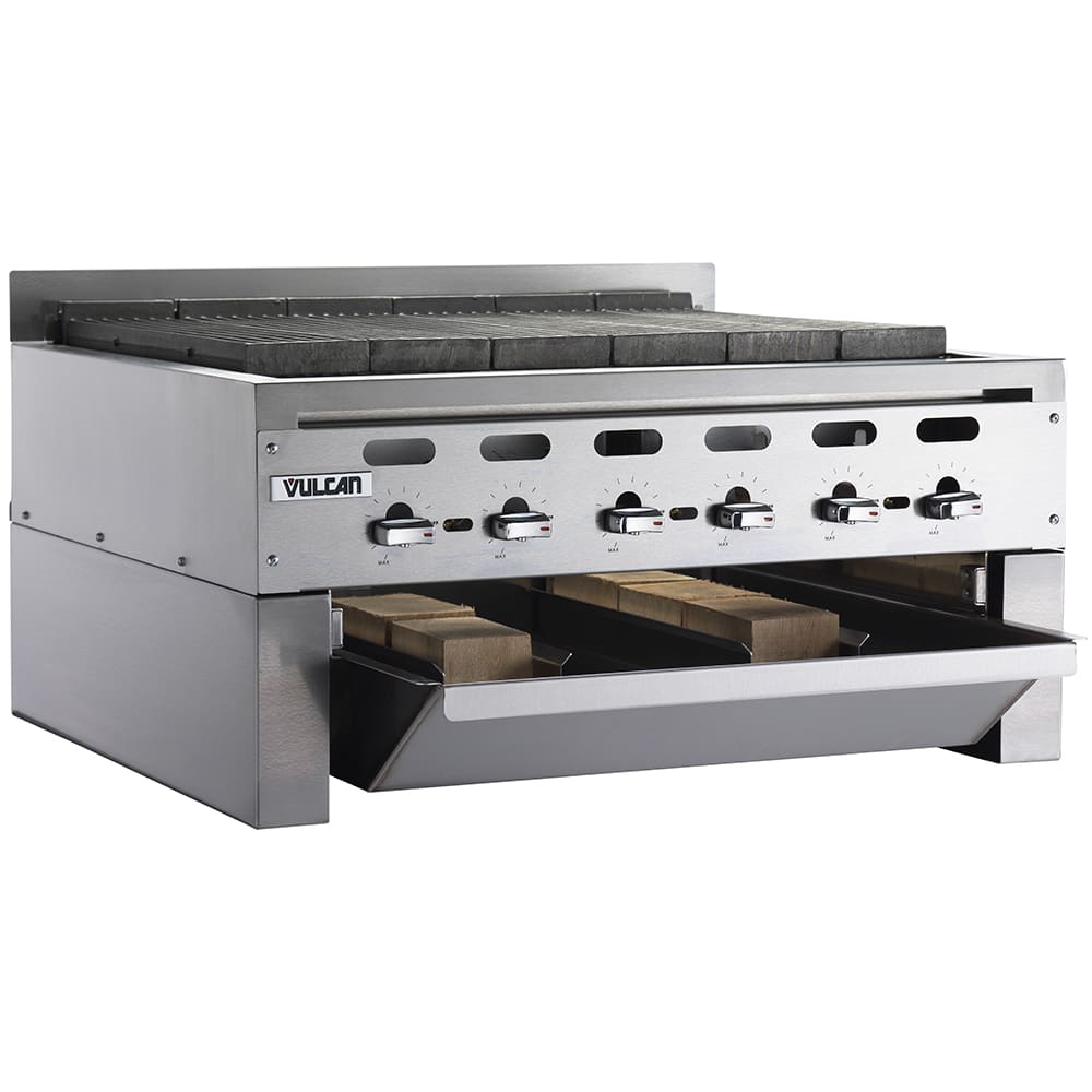 Vulcan VACB36 36" Radiant Charbroiler w/ Cast Iron Grates, Liquid Propane