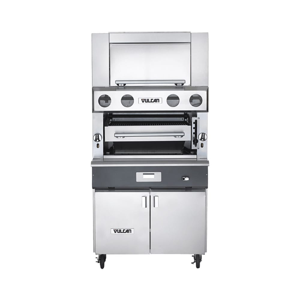 Vulcan VBB1SF 36" Upright Broiler w/ (4) Burners - Standard Oven Base, Liquid Propane