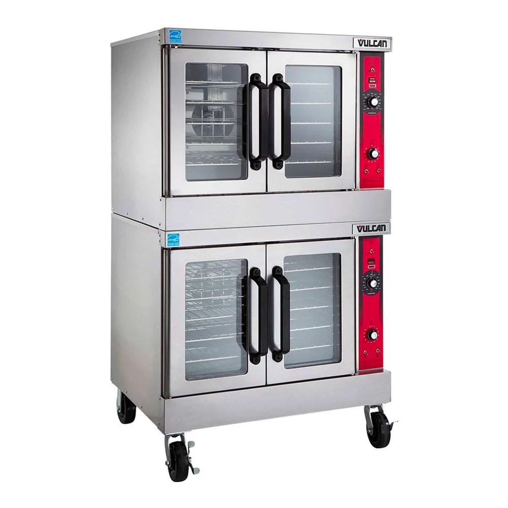 Vulcan VC44GD Double Full Size Natural Gas Convection Oven - 100,000 BTU