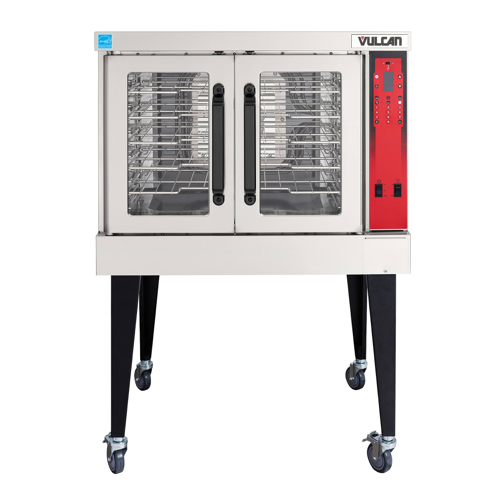 Vulcan VC4EC Single Full Size Electric Convection Oven - 12.5 kW, 208v/3ph