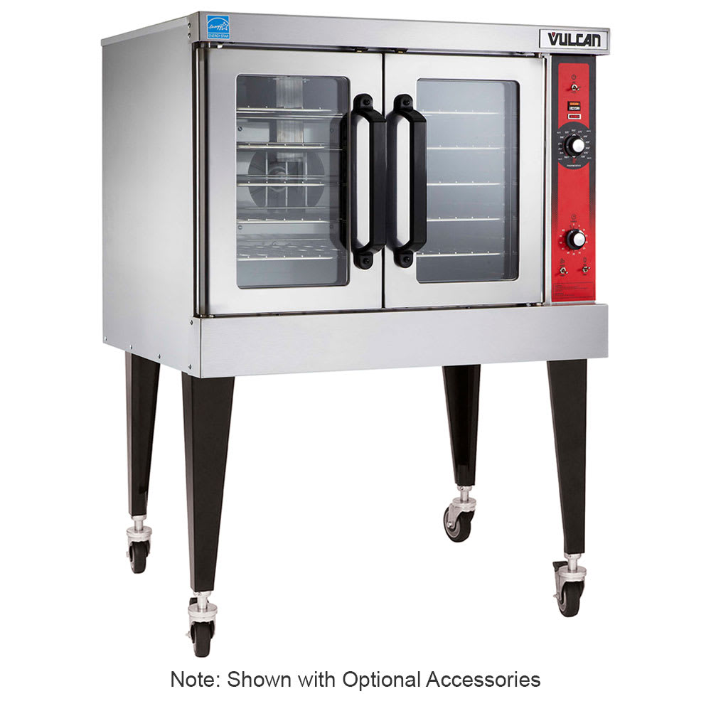 Vulcan VC4ED Single Full Size Electric Convection Oven - 12.5 kW, 208v/1ph