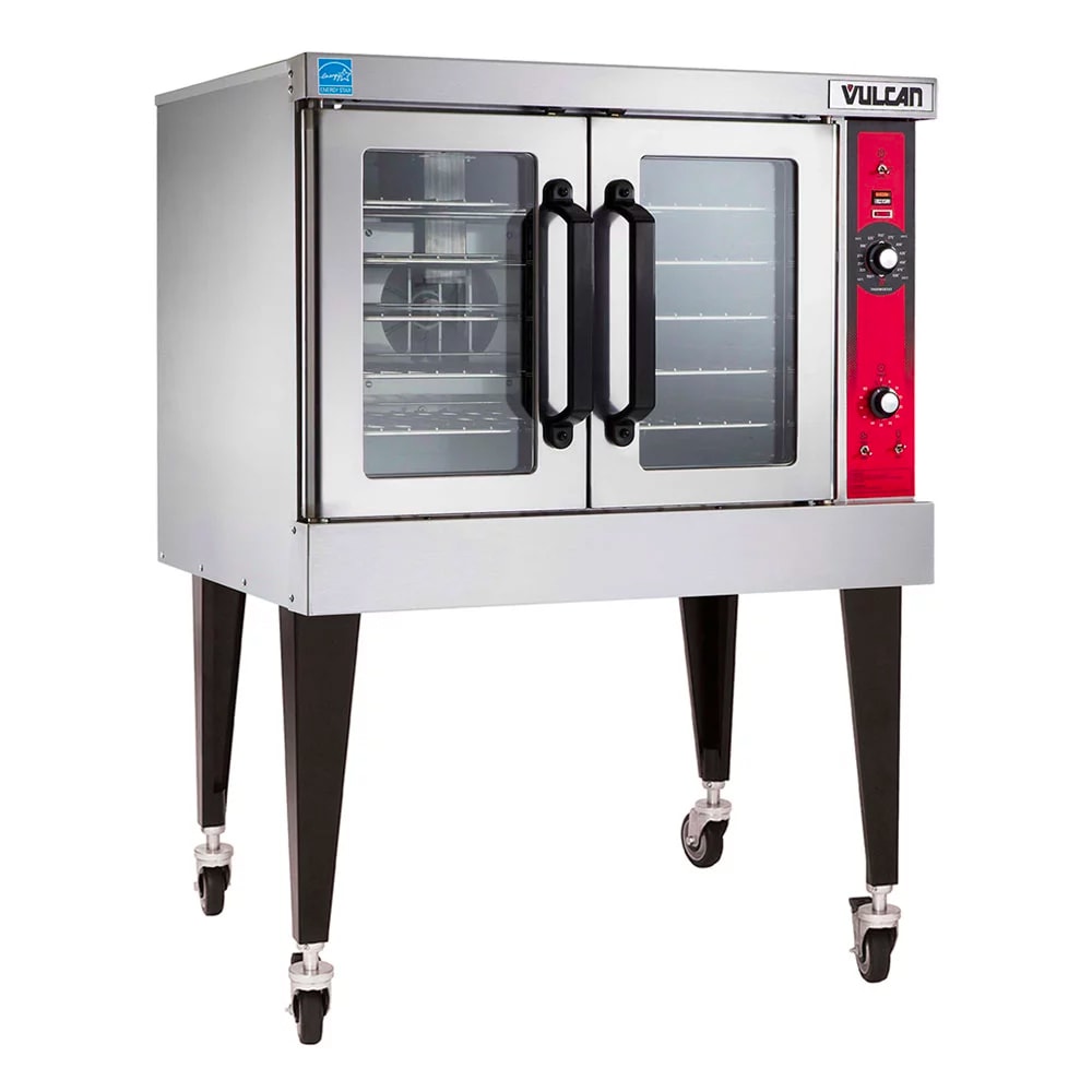 Vulcan VC4ED Single Full Size Electric Convection Oven - 12.5 kW, 240v/1ph