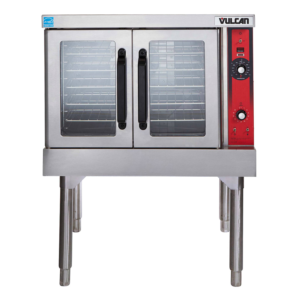 Vulcan VC4GD Single Full Size Natural Gas Convection Oven - 50,000 BTU
