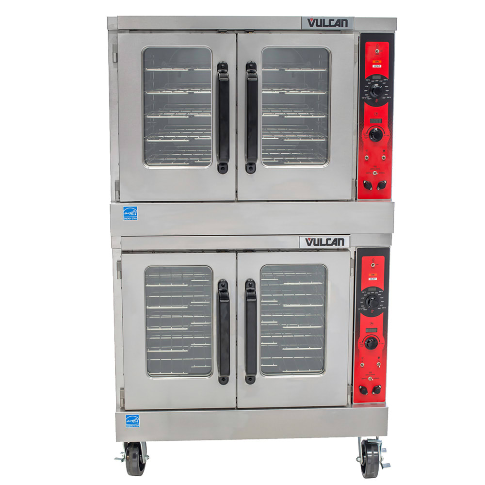 Vulcan VC55ED Double Full Size Electric Convection Oven - 25 kW, 208v/1ph