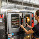 Vulcan VC55ED Double Full Size Electric Convection Oven - 25 kW, 208v/1ph thumbnail 3