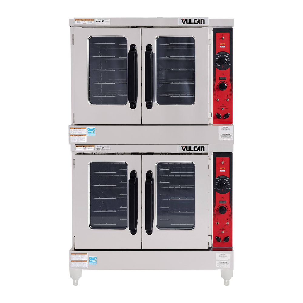 Vulcan VC55GD Double Full Size Natural Gas Convection Oven - 50,000 BTU