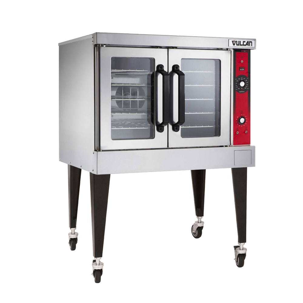 Vulcan VC6ED Bakery Depth Single Full Size Electric Convection Oven - 12.5 kW, 208v/3ph