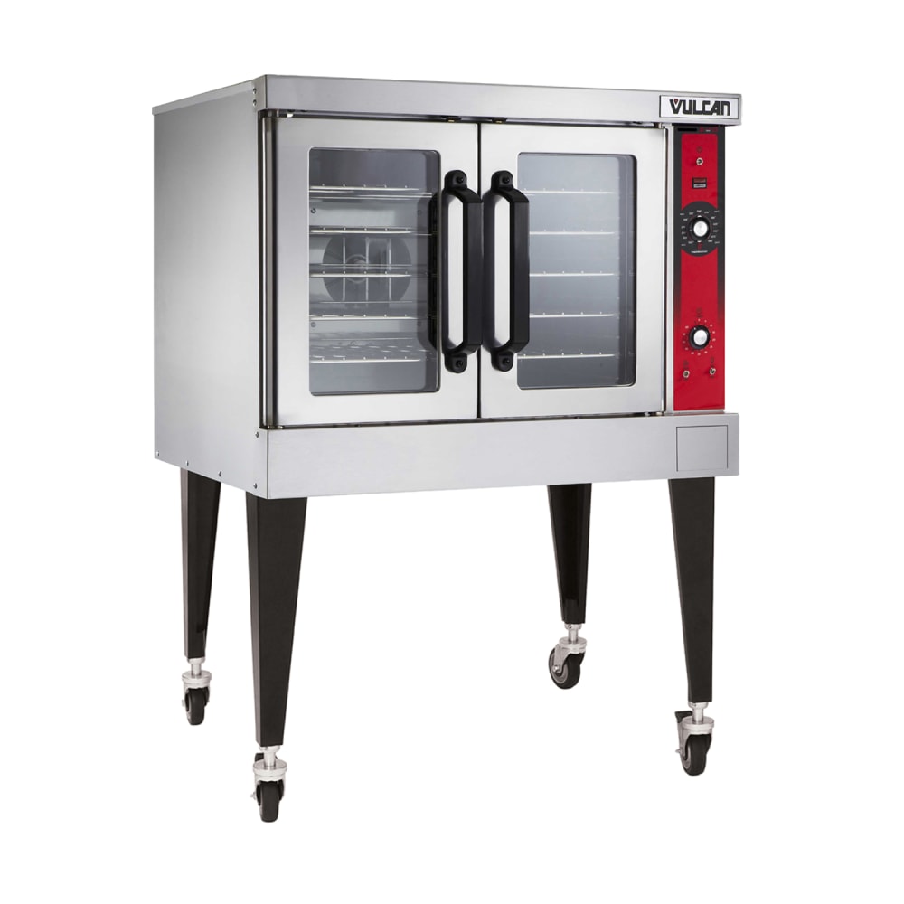 Vulcan VC6ED Bakery Depth Single Full Size Electric Convection Oven - 12.5 kW, 240v/1ph