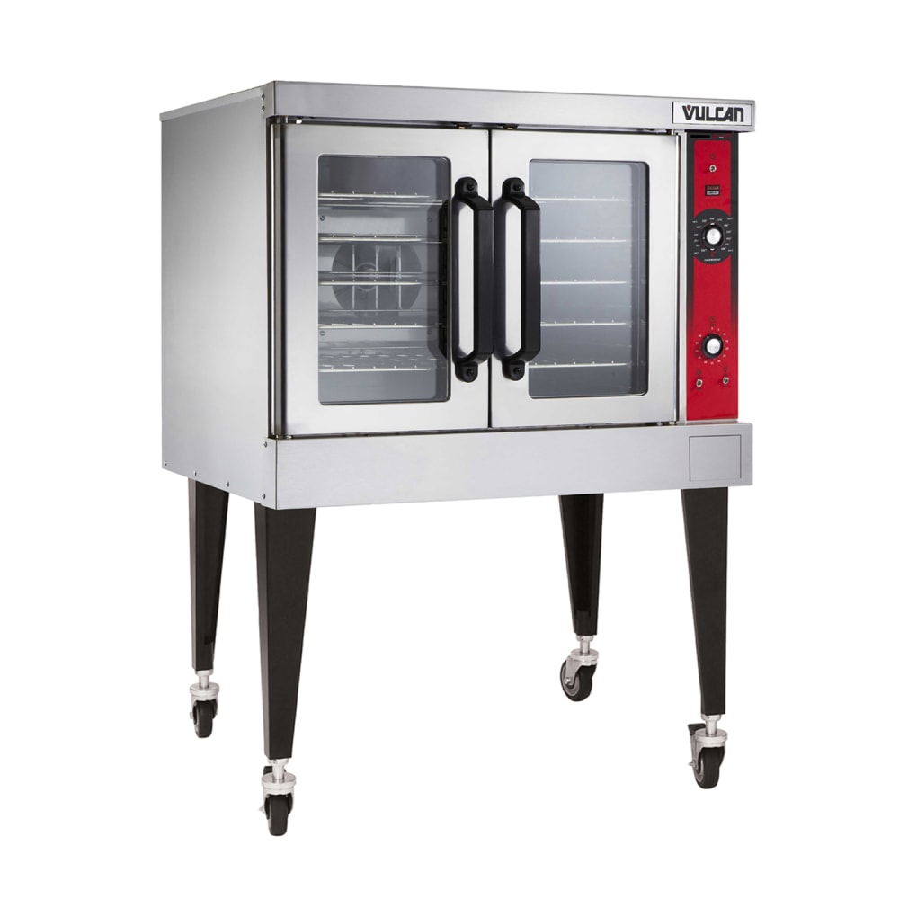 Vulcan VC6ED Bakery Depth Single Full Size Electric Convection Oven - 12.5 kW, 240v/3ph