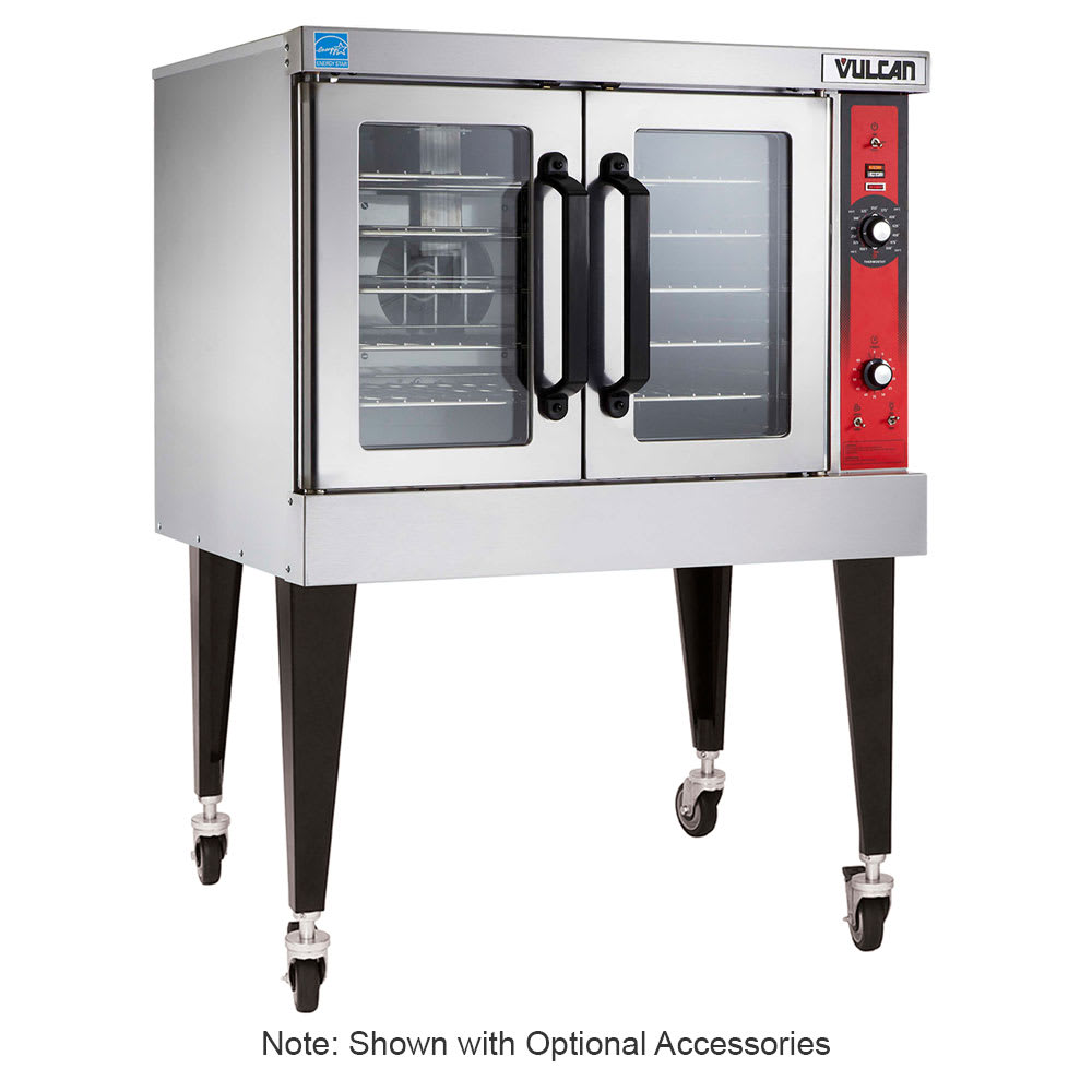 Vulcan VC6GD Bakery Depth Single Full Size Natural Gas Convection Oven - 50,000 BTU