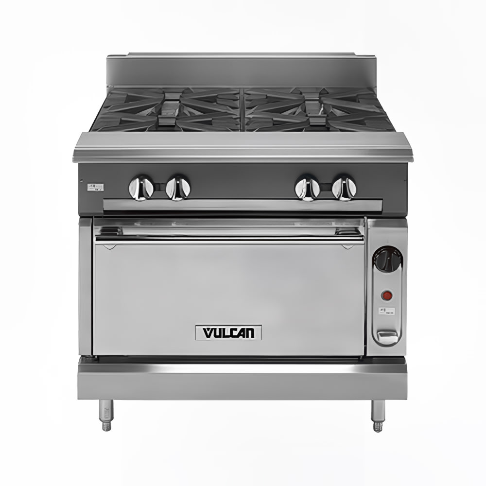Vulcan VCBB18B 18" Gas Range w/ Charbroiler & Storage Base, Liquid Propane