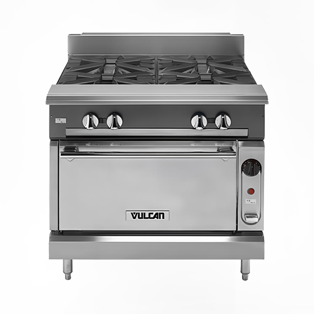 Vulcan VCBB18B 18" Gas Range w/ Charbroiler & Storage Base, Natural Gas