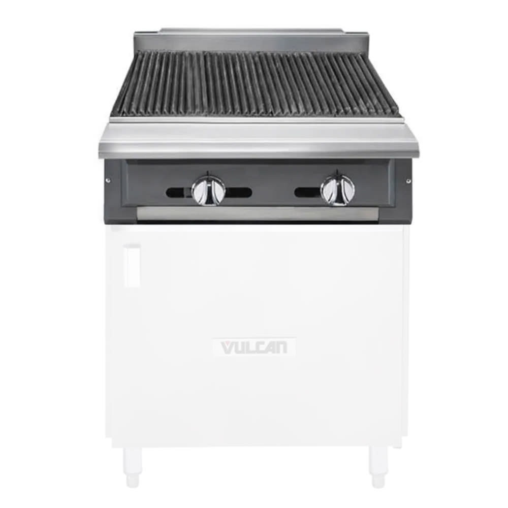 Vulcan VCBB24 24" Gas Range Charbroiler - Modular, Liquid Propane