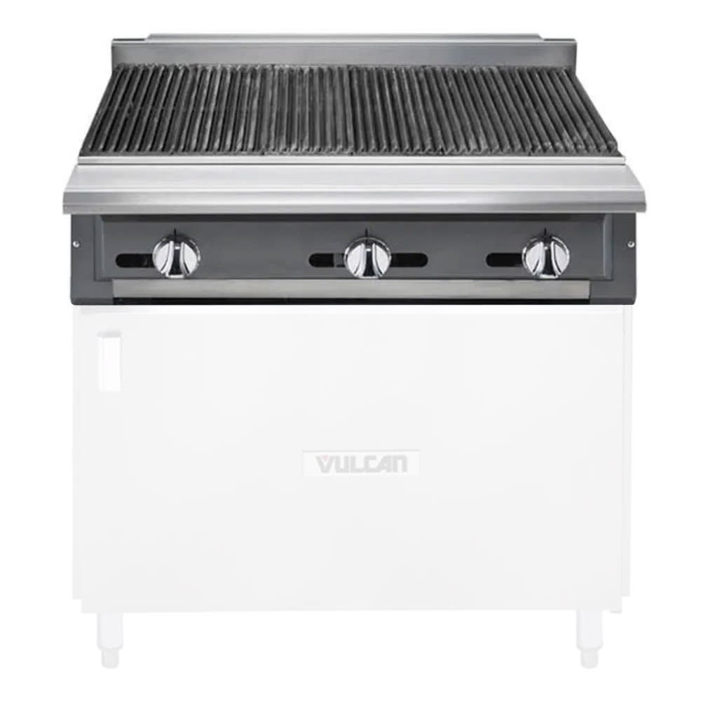 Vulcan VCBB36 36" Gas Range Charbroiler - Modular, Natural Gas