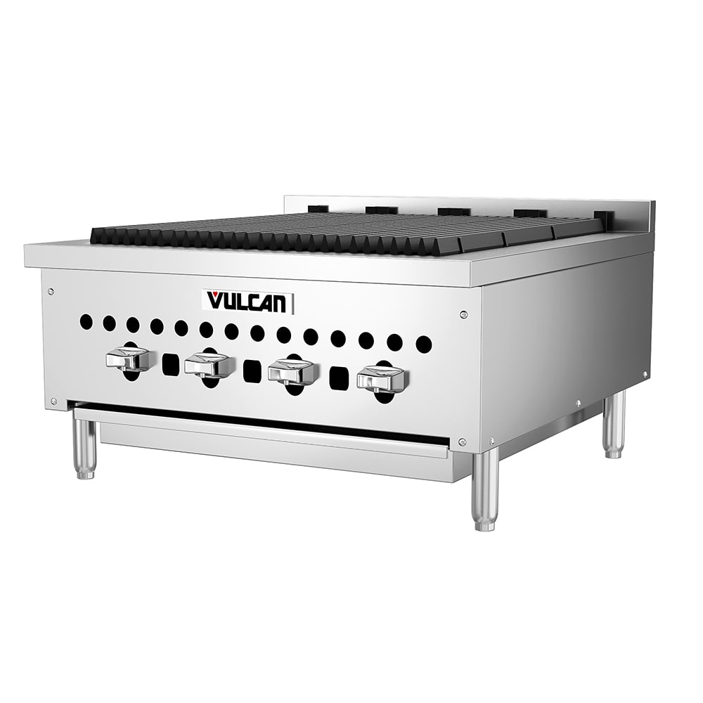 Vulcan VCCB25 25 1/4" Radiant Charbroiler w/ Cast Iron Grates, 58,000 BTU, Liquid Propane