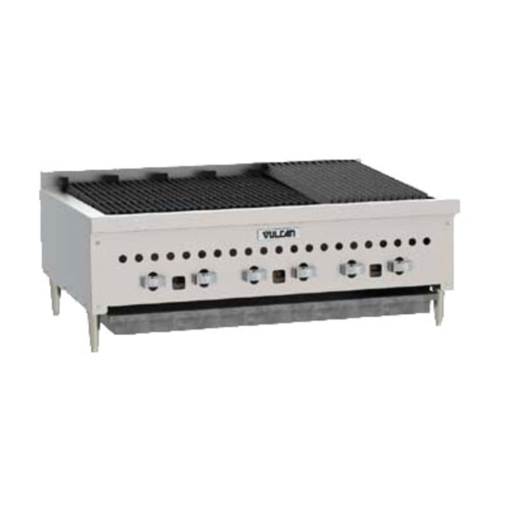 Vulcan VCCB36 36" Radiant Charbroiler w/ Cast Iron Grates, 87,000 BTU, Liquid Propane