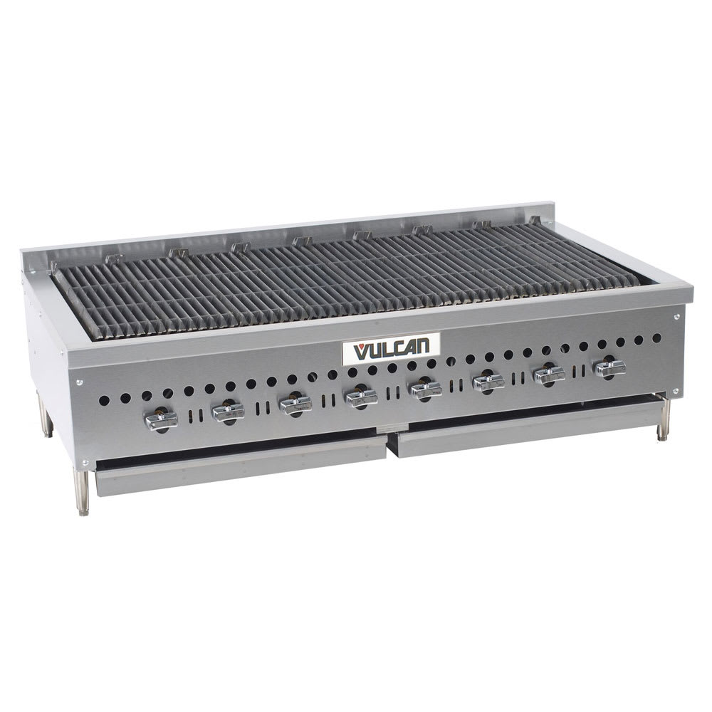 Vulcan VCCB47 46 3/4" Radiant Charbroiler w/ Cast Iron Grates, 116,000 BTU, Liquid Propane