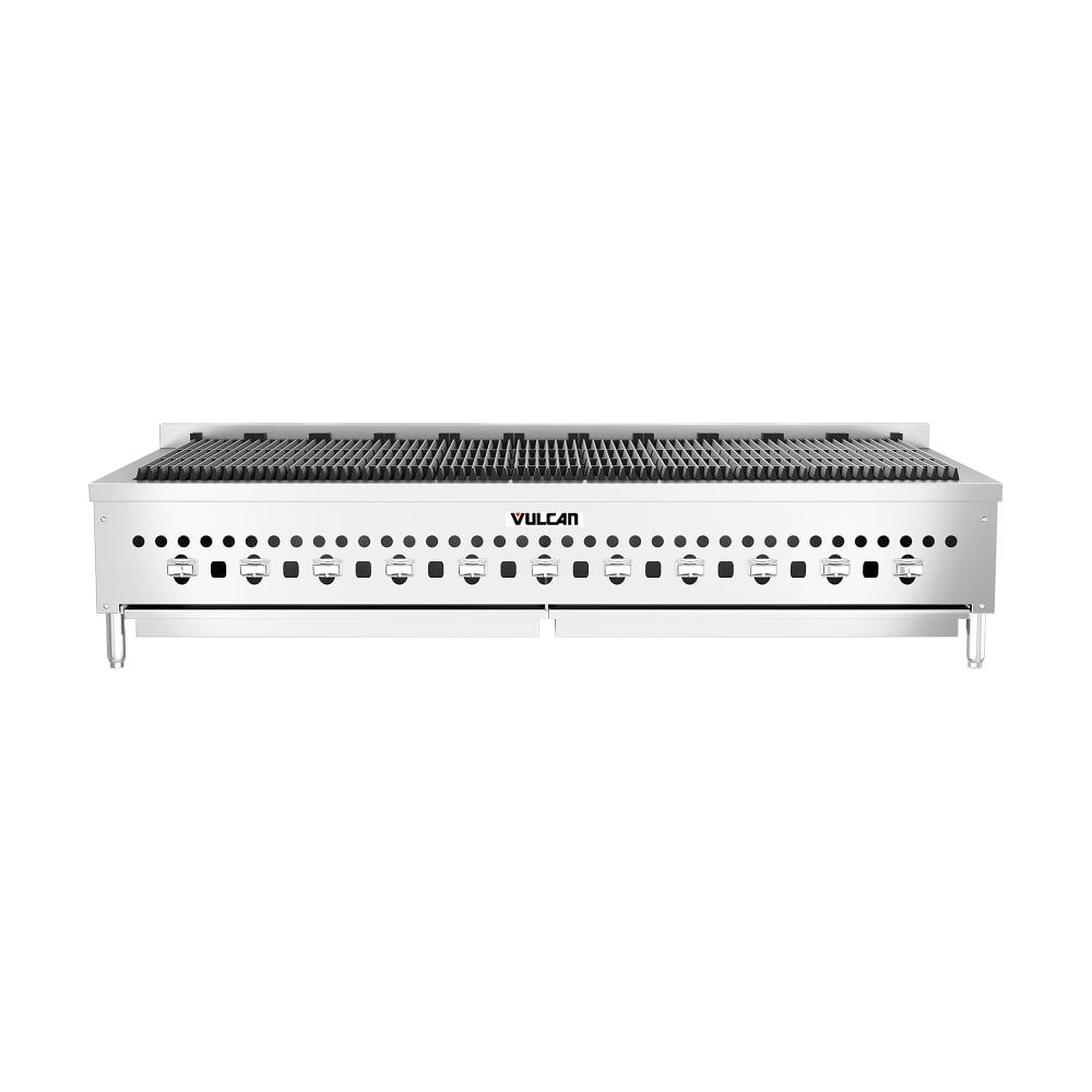 Vulcan VCCB60 60" Charbroiler - Low Profile, Cast Iron Grates, 159,000 BTU, Liquid Propane