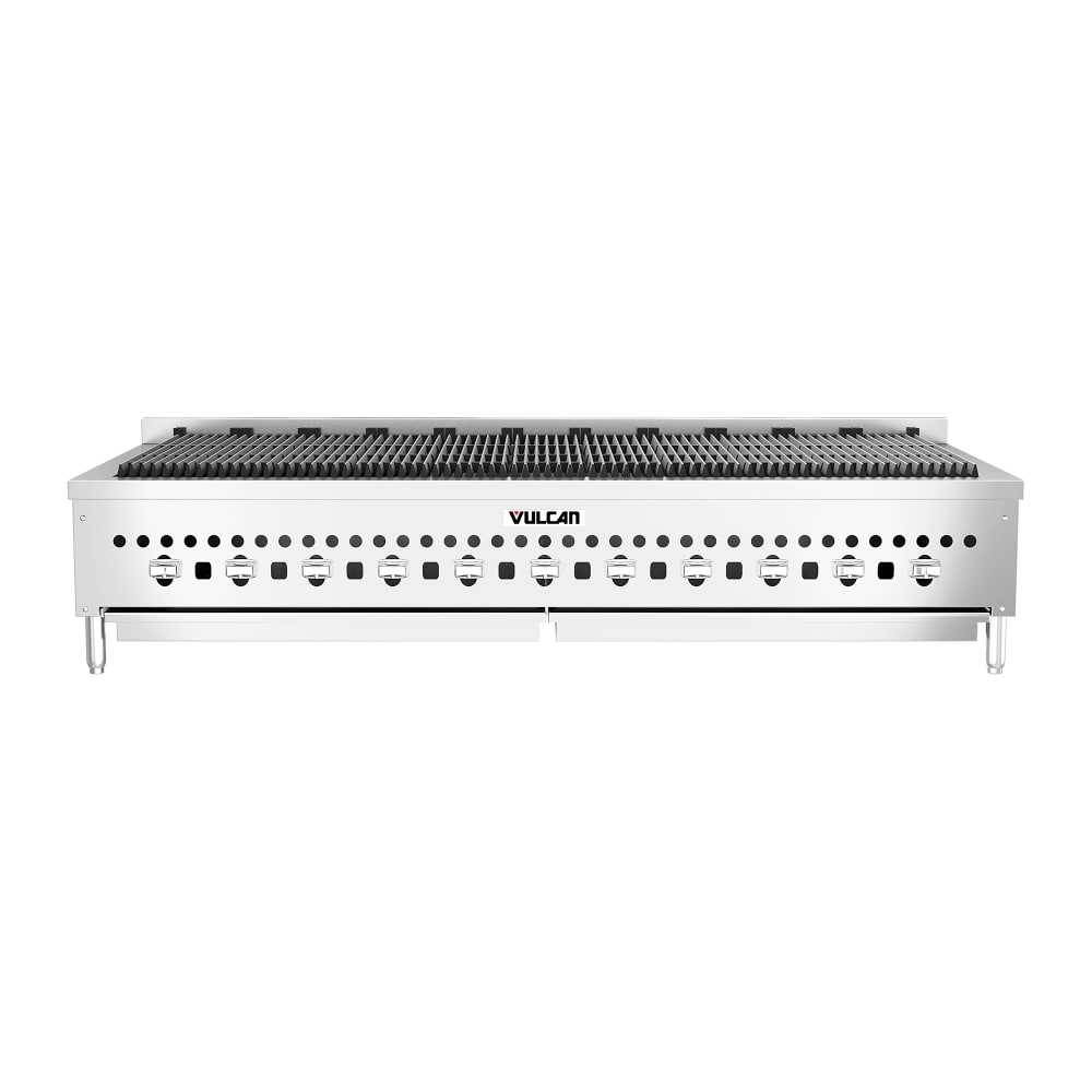 Vulcan VCCB60 60" Charbroiler - Low Profile, Cast Iron Grates, 159,000 BTU, Natural Gas