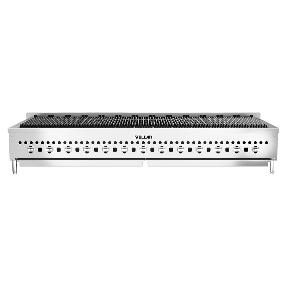 Vulcan VCCB72 72" Radiant Charbroiler w/ Cast Iron Grates, Natural Gas