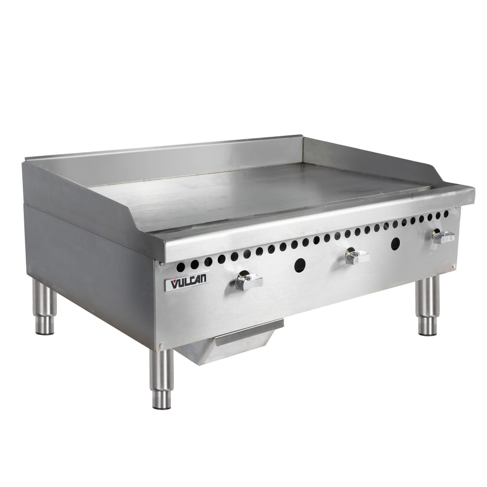 Vulcan VCRG36-M 36" Gas Griddle w/ Manual Controls - 1" Steel Plate, Convertible