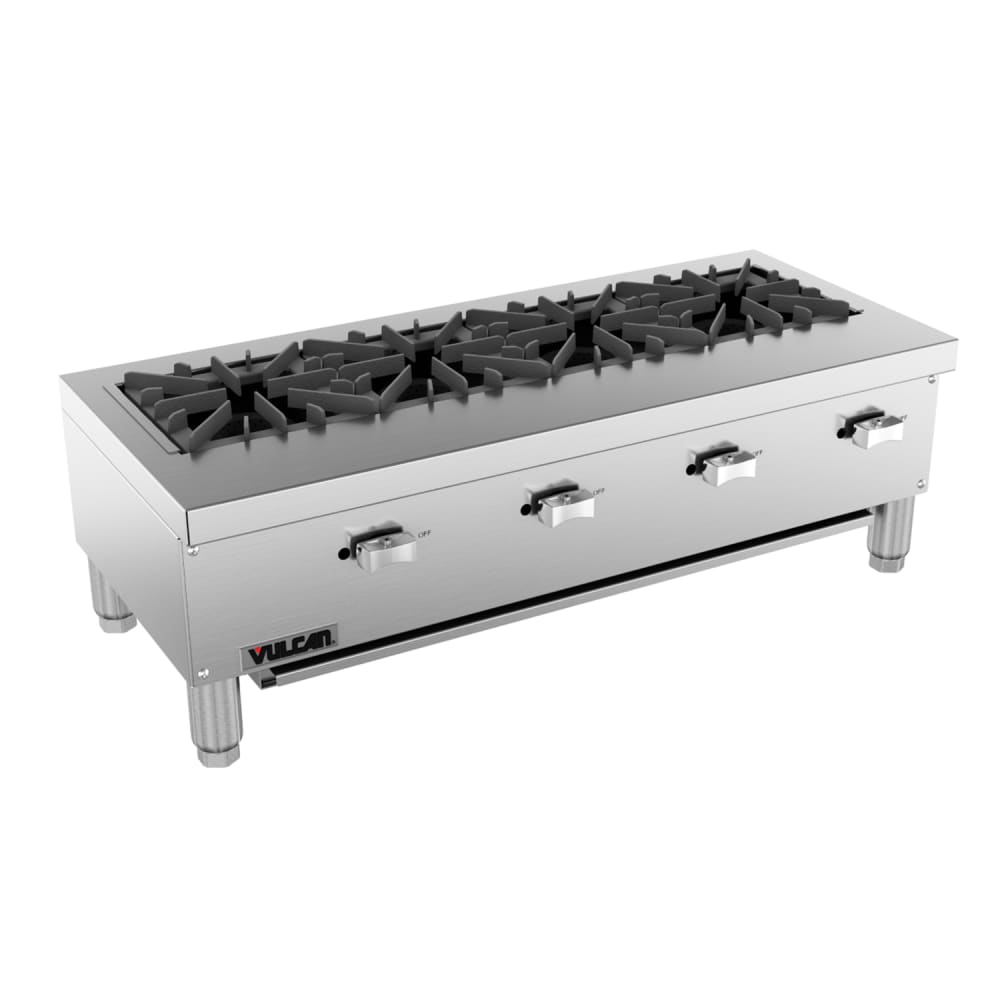 Vulcan VCRR24 24" Gas Hotplate w/ (2) Burners & Infinite Controls, Natural Gas