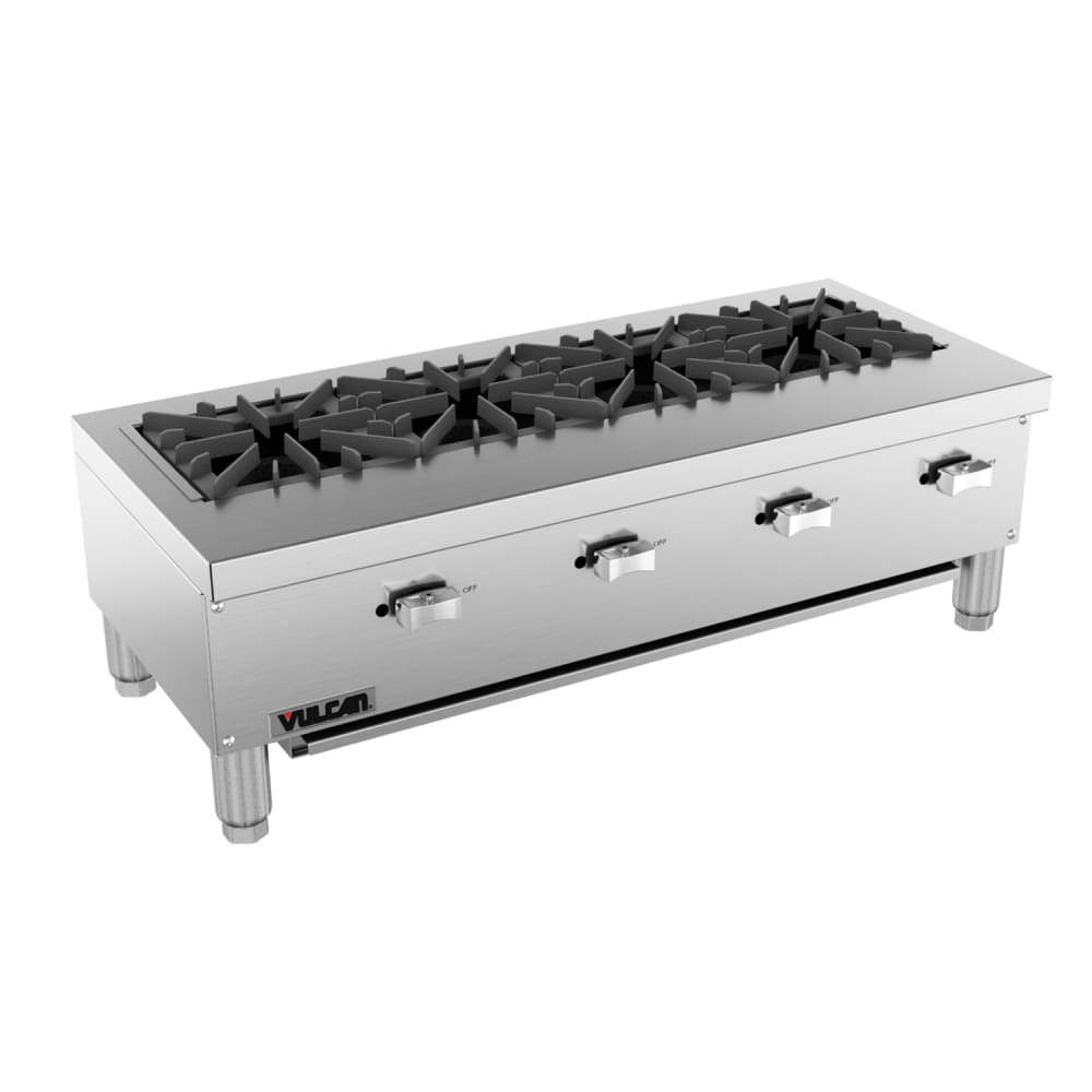 Vulcan VCRR36 36" Gas Hotplate w/ (4) Burners & Infinite Controls, Natural Gas