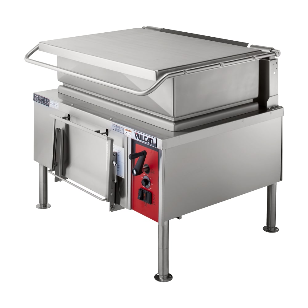 Vulcan VG40 40 gal. Tilt Skillet - Open Base, Strainer, Natural Gas
