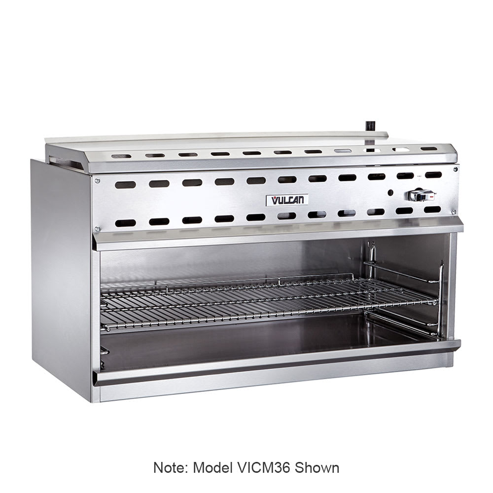 Vulcan VICM60 60" Gas Cheese Melter w/ Infrared Burner, Stainless, Liquid Propane
