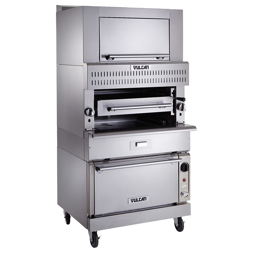 Vulcan VIR1BF Single Deck Natural Gas Broiler - Infrared Burners, 200,000 BTU