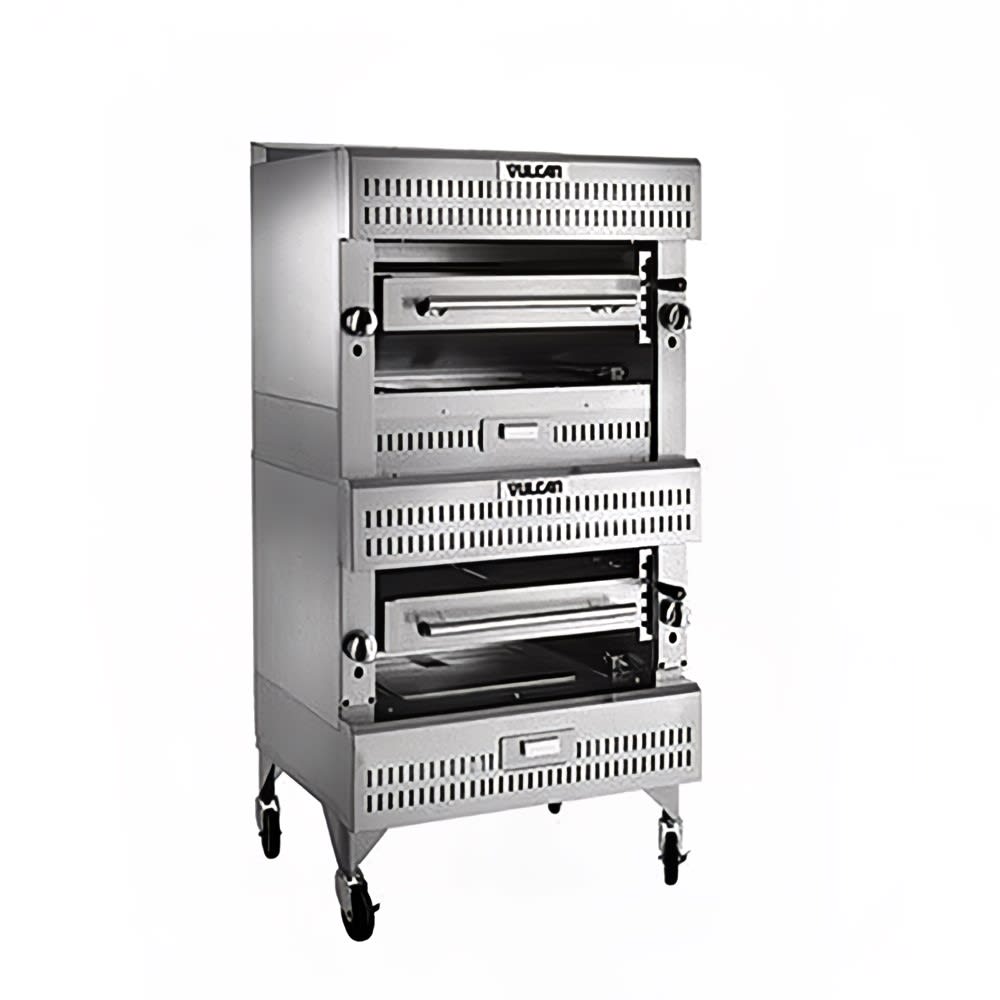 Vulcan VIR1F Deck-Broiler w/ Infrared Burners, Refrigerated Base, Liquid Propane