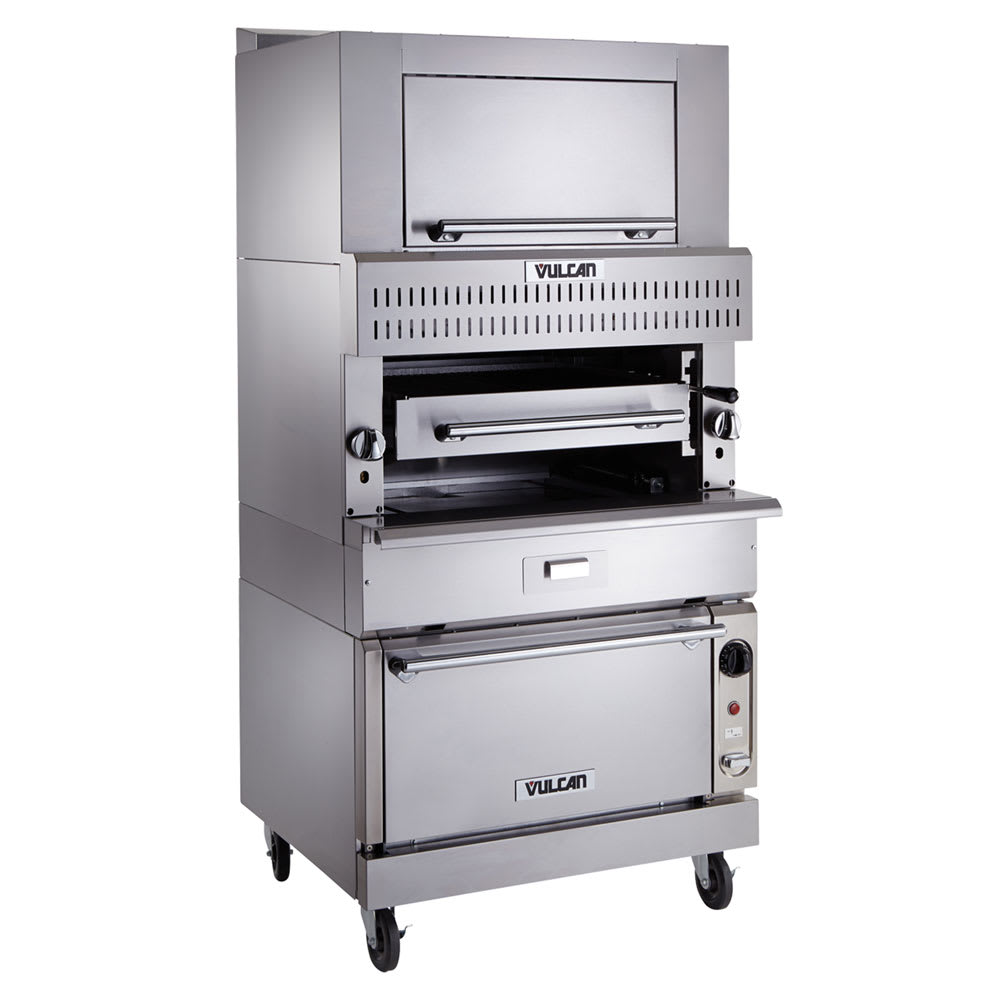 Vulcan VIR1SF Deck-Broiler w/ Infrared Burners, Standard Oven, Liquid Propane
