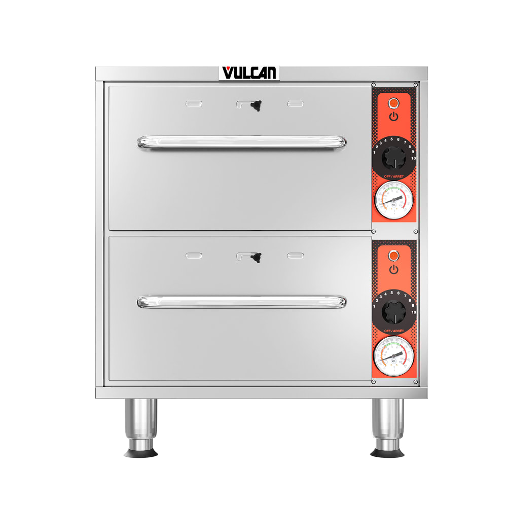 Vulcan VSL2 20 1/2"W Freestanding Warming Drawer w/ (2) 20" Compartments, 120v