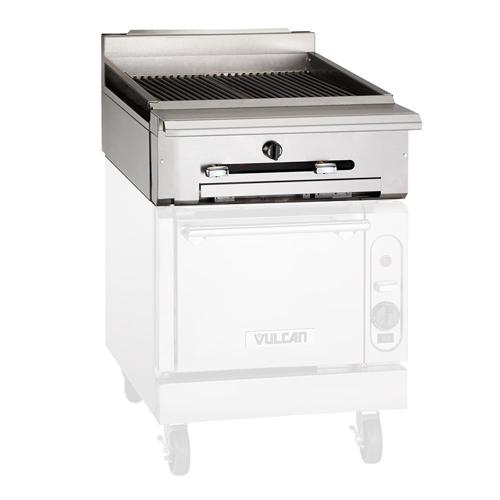 Vulcan VTC24 24" Gas Range Charbroiler - Modular, Natural Gas