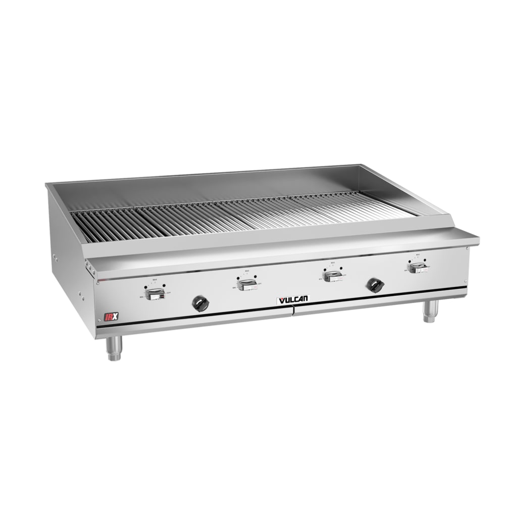 Vulcan VTEC48 47 1/2" Countertop Charbroiler w/ Conversion Burner, Liquid Propane