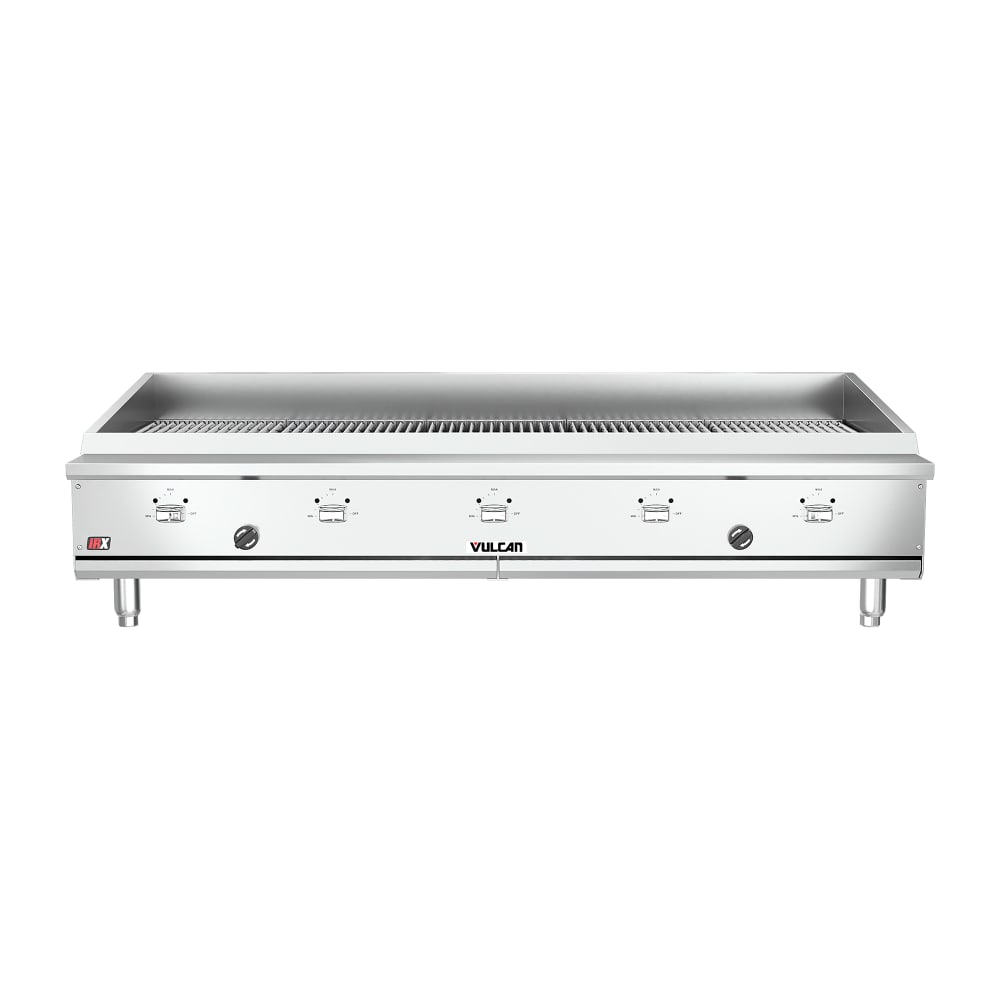 Vulcan VTEC60 58 1/2" Countertop Charbroiler w/ Conversion Burner, Liquid Propane