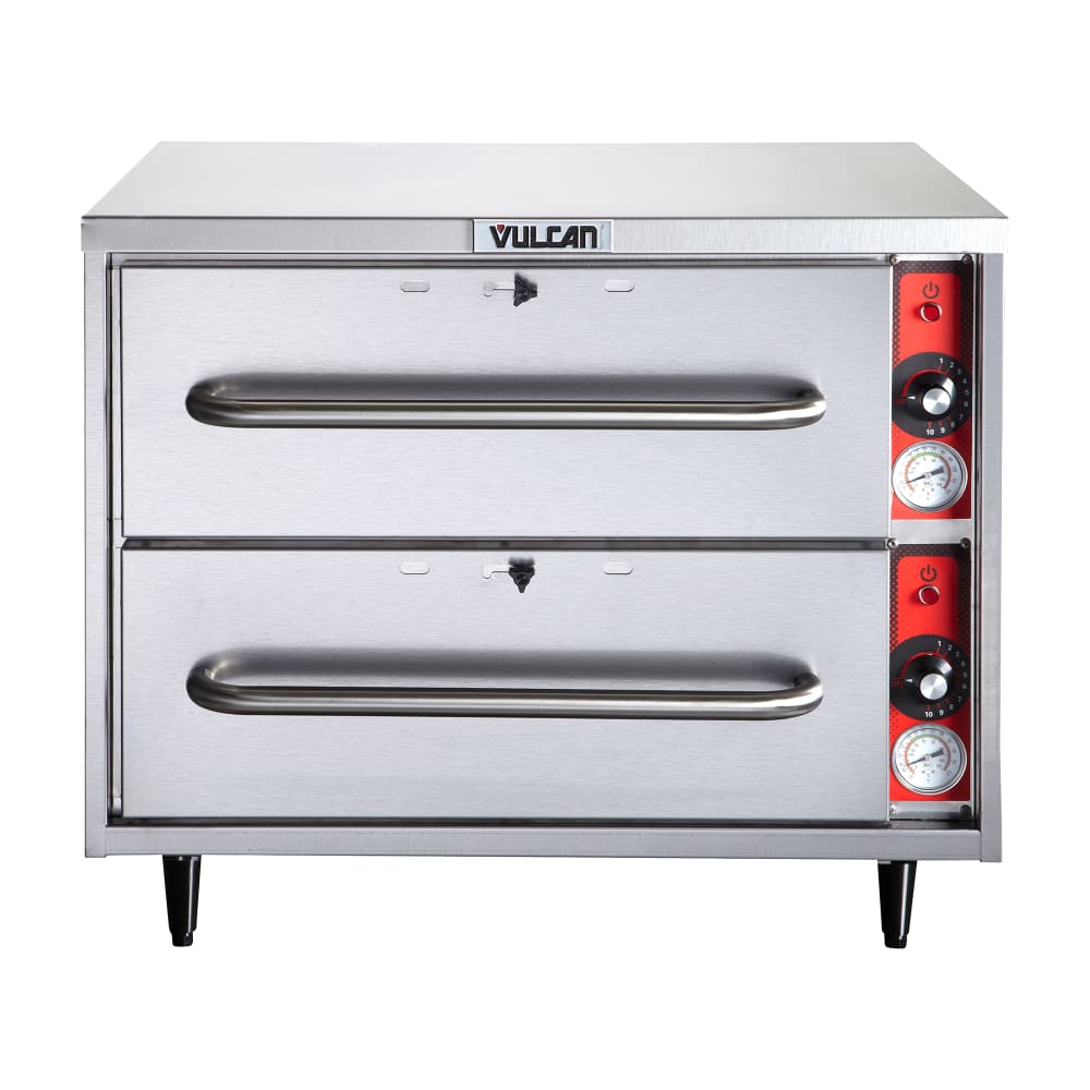 Vulcan VW2S 27.5"W Freestanding Warming Drawer w/ (2) 21.5" Compartments, 120v