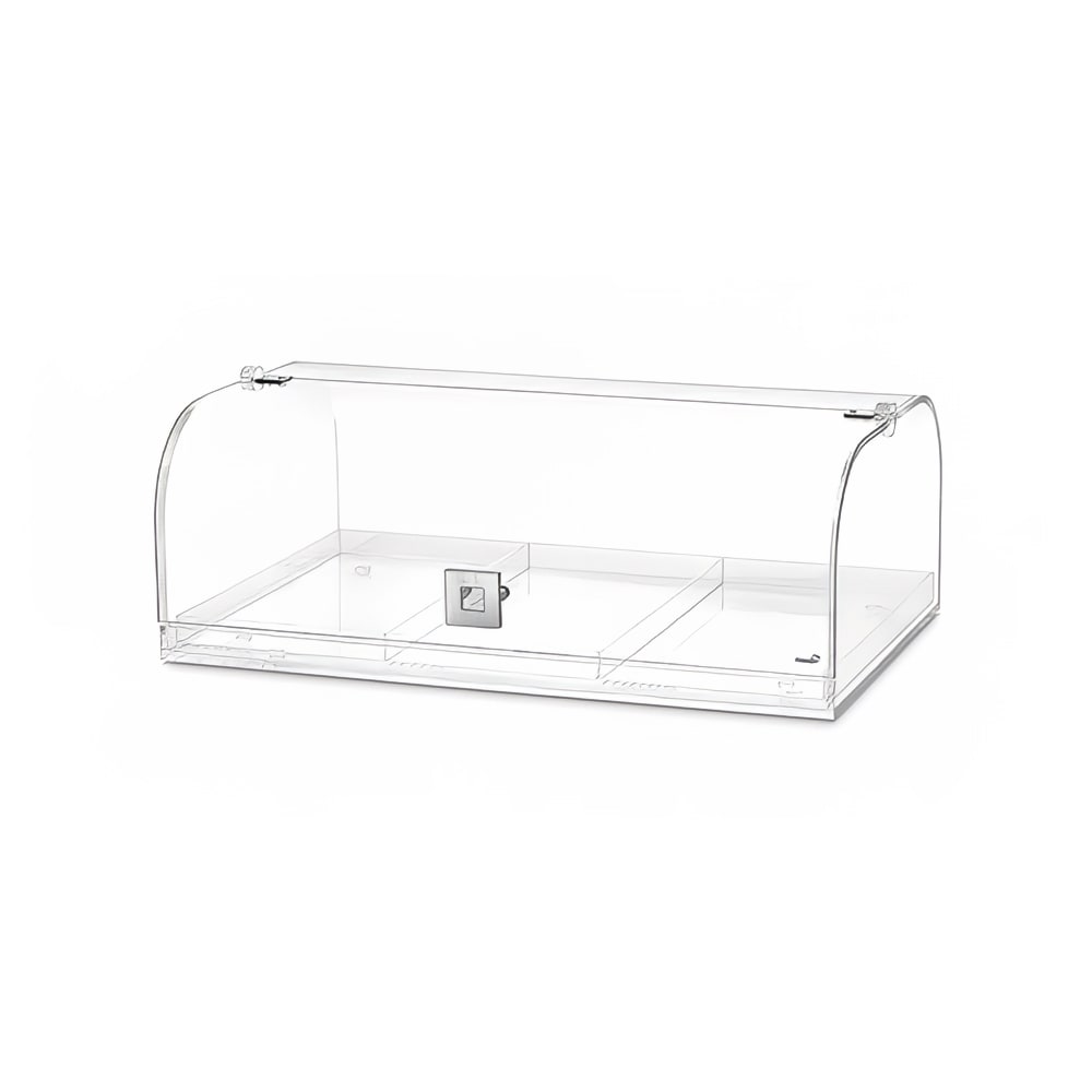Rosseto Bakery Case w/ Removable (3) Row Divider, 19 1/4" x 12" x 7", Acrylic, Clear (BD119)