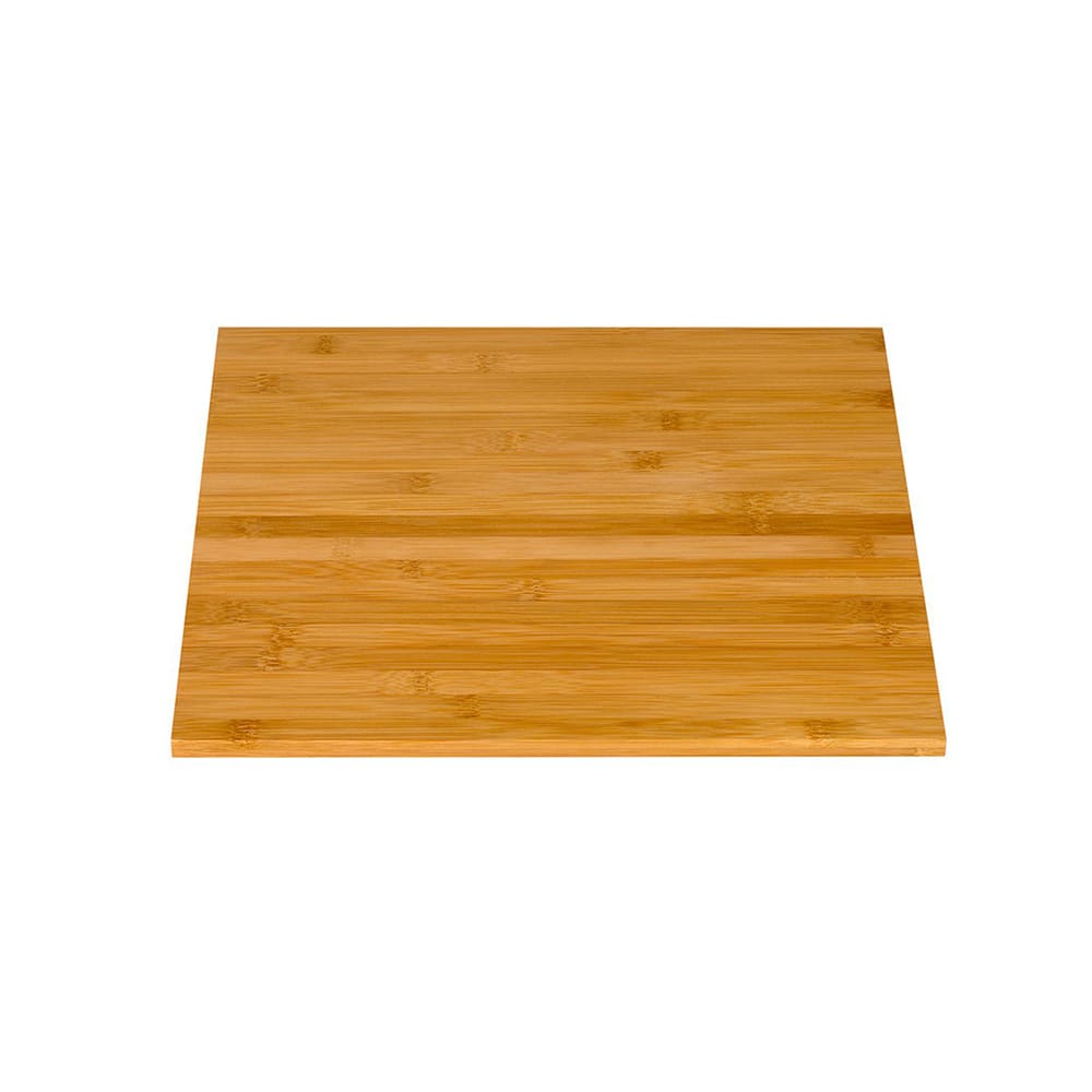 Rosseto 14" Square Display Platter - Bamboo, Natural Finish (BP300)